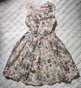 Floral Print A-Line Dress