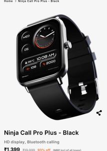 Fireboltt calling smartwatch