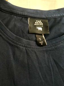 M size Men's Ombre Blue &amp; White T-Shirt
