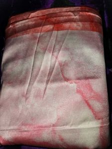 Pink Marble Print Silk Saree