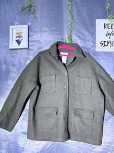 Reserved Olive Green Utility Jacket