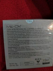 Round Hoop Earrings And ME-ON Oil Controller