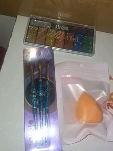 S.f.r Color Glitter Gel Palette + More!