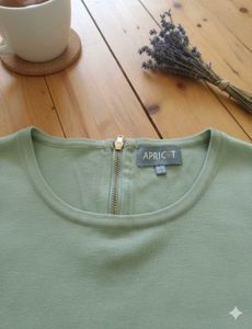 Green Half-Zip Pullover Sweatshirt