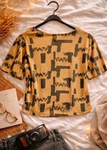 New Pinterest Graphic Print T-Shirt Paris Tokyo