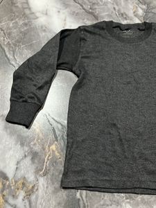 Men's Dark Grey Long Sleeve T-Shirt