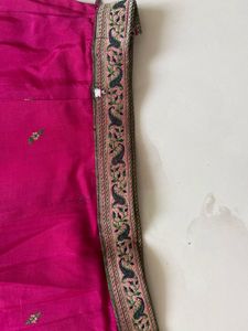 Pink Magenta Ethnic Skirt with Dupatta