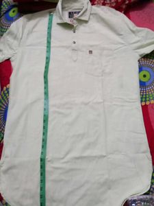 Men's Casual Green Kurta Shirt