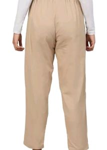 Relaxed Beige Trouser