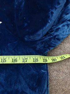 Men's Blue Velvet Bomber Jacket