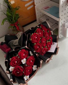 Crochet Rose Bouquet