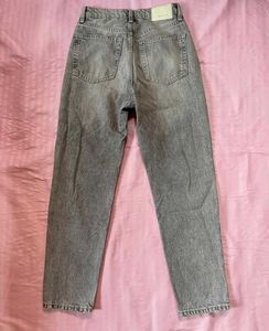 Grey Washed Denim Jeans