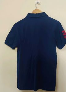 (not faded) US Polo Assn Navy Blue T-Shirt