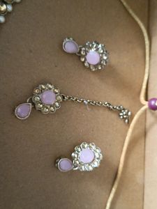 Pink &amp; Gold Jewelry Set