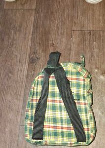 Green Plaid  MINIBackpack
