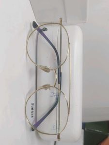 Stylish Gold Rimmed Aviator Eyeglasses