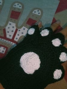 🐾Cute Paw Fingerless Gloves