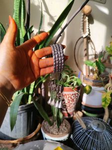 silver Set of Sparkling Bangles