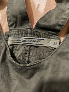 Stretch denim overall