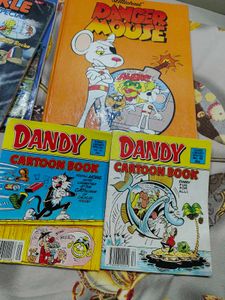 3 Vintage Dandy & Danger Mouse Comics