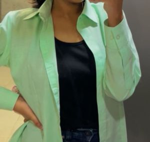 Light Green Collared Shirt