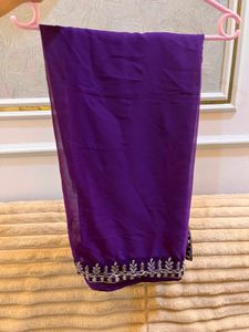 Elegant Purple Embroidered Kurta