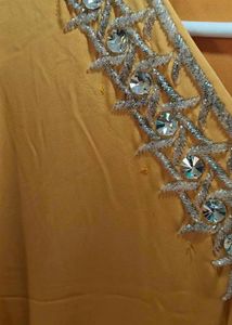 Stylish Mustard Ethnic Gown