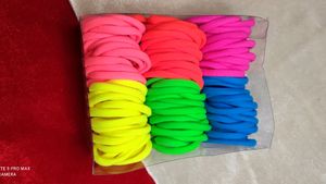 50 Piece Multi Color Rubber ❤❤