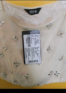 Embellished Crop Blouse