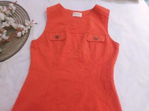 Vintage Orange Dress