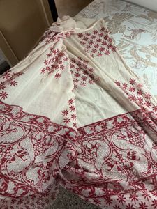 Kalamkari Handcrafted Dupatta with peacocks