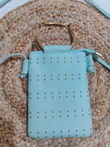Blue Cross Body Bag