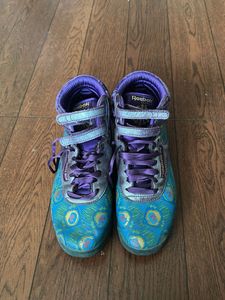 Reebok High Top Sneakers - Peacock Design