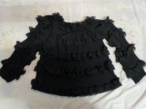Black Full Sleeves Top
