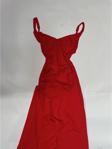 Vibrant Red Maxi Dress