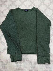 Green Long Sleeve Knit Top