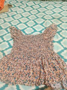 Cute Floral Print Top