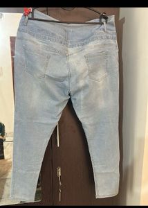 Max High Waisted Light Wash Jeans