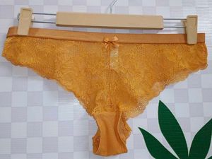 (1300) Orange Lace Panties