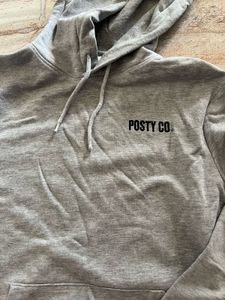 Men's h&amp;m Grey posty co. Hoodie