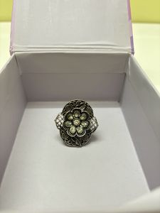 Vintage Floral Statement Ring