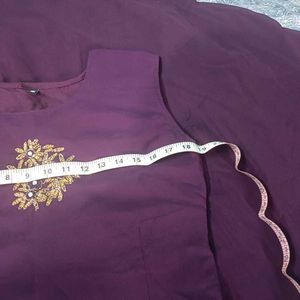 Purple Ethnic Skirt