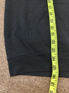 Dark Navy Hoodie with Red Chinese Text