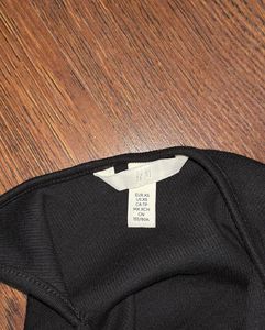 Sleek Black Midi Dress