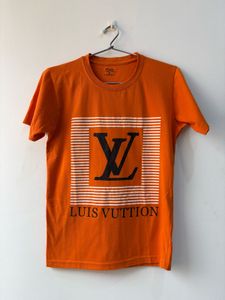 Orange Louis Vuttion Graphic T-Shirt 🧡