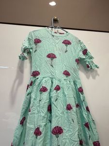 Beautiful Floral Print Maxi Dress
