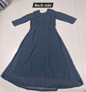 Elegant Grey Gown
