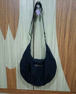 Lancaster Black Hobo Bag