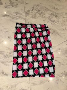 Geometric Print Skirt / tube top