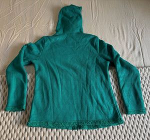 Cozy bottle Green Fleece Hoodie